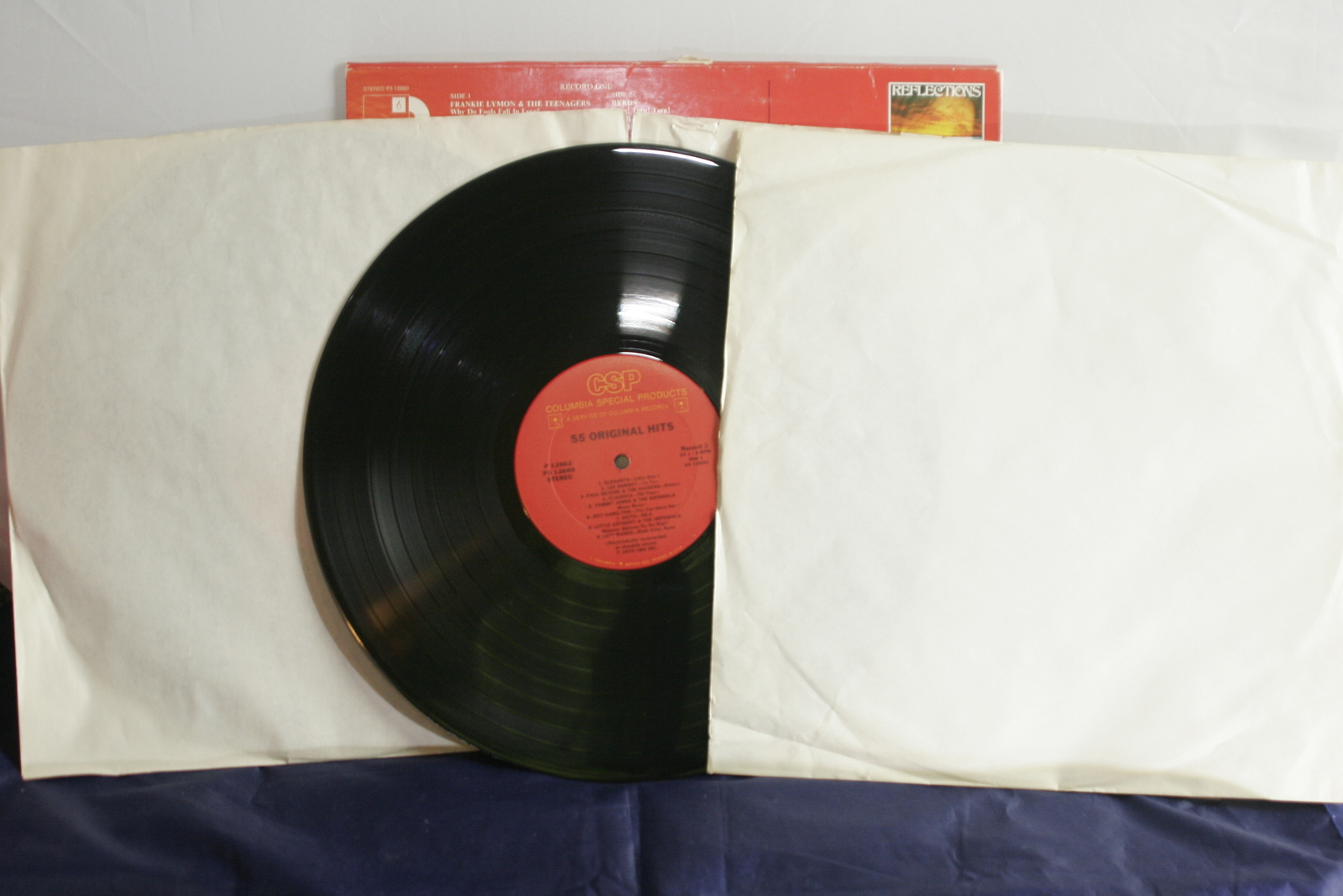 55 Original Hits Triple Vinyl LP Record Album Set by Sessions Columbia