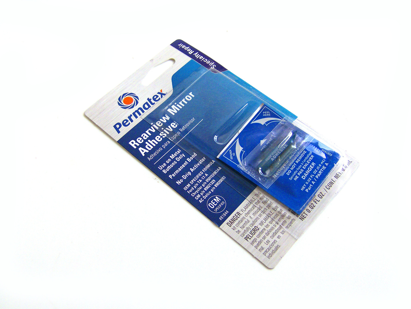 PERMATEX 81844 Professional Strength Rearview Mirror Adhesive mirror