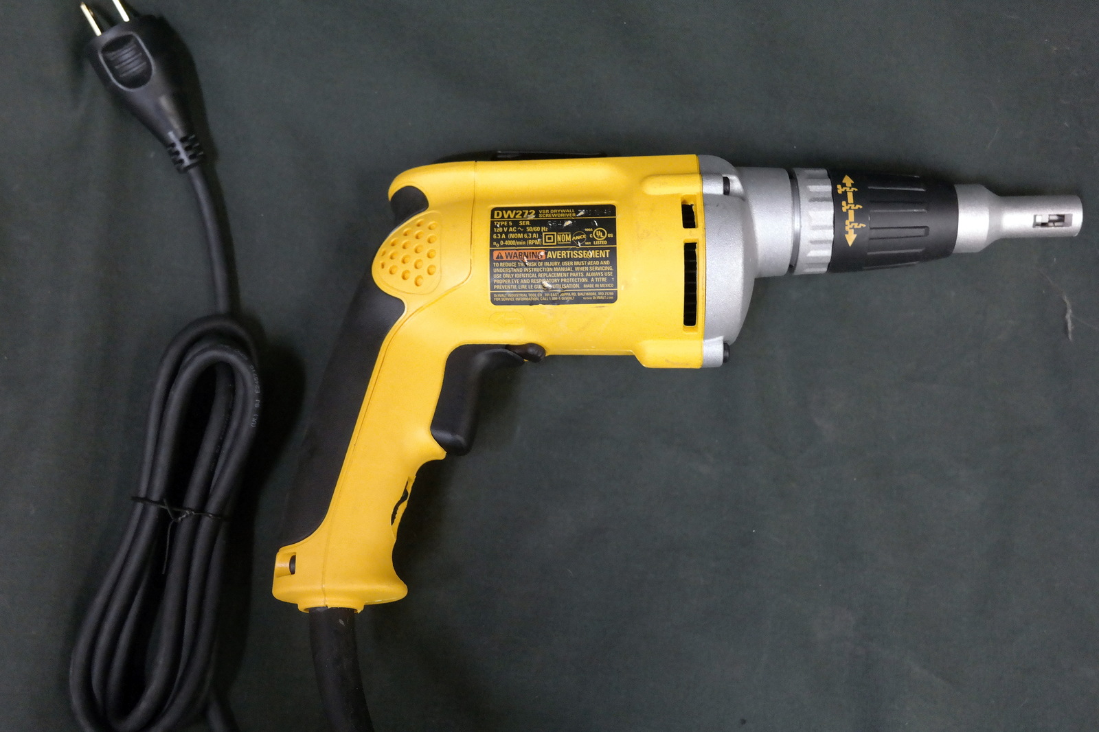 Dewalt 6.3 Amp Drywall Screwdriver DW272 Corded Drills