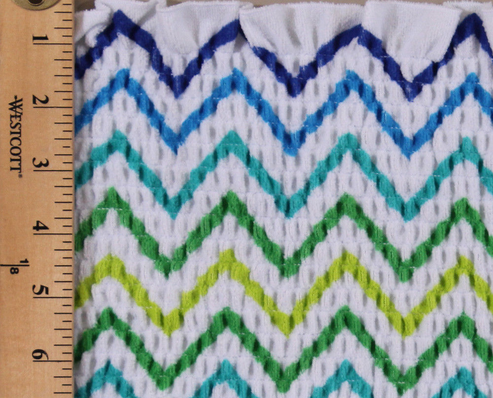 PreSmocked Sundress Fabric Lightweight Mini Terry Knit Chevron BTY