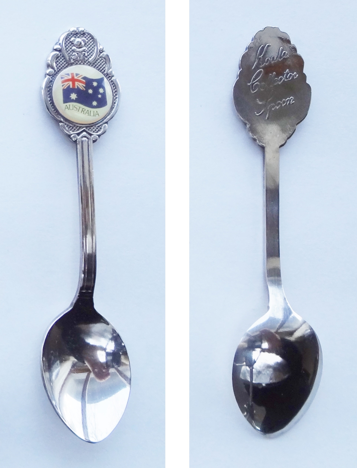 Collector Souvenir Spoon Australia Flag Emblem Koala Collector