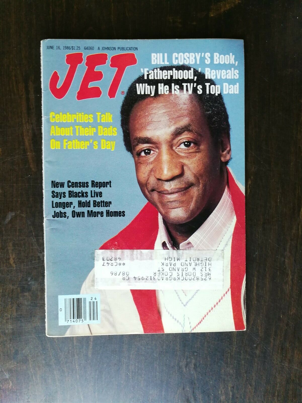 Jet Magazine June 16, 1986 - Bill Cosby - Celebrities Talk About Father ...