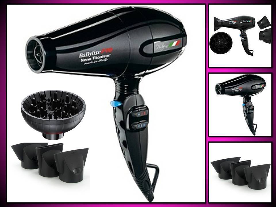 8. Babyliss Pro Tourmaline Titanium 2000 Dryer in Blue - wide 1