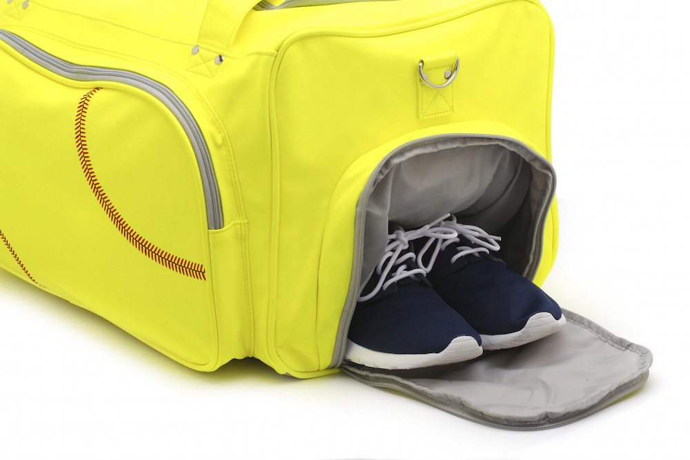sports bag with separate shoe compartment sport size duffel bag actual softball leather sports bag with separate shoe compartment sport size duffel bag actual softball leather