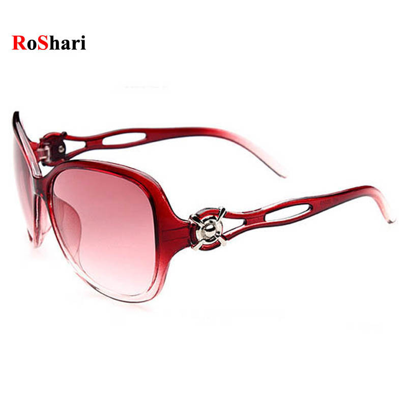 red fashion sunglasses