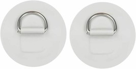 2 X Inflatable Boat Stainless Steel D-rings PVC Patch image 1