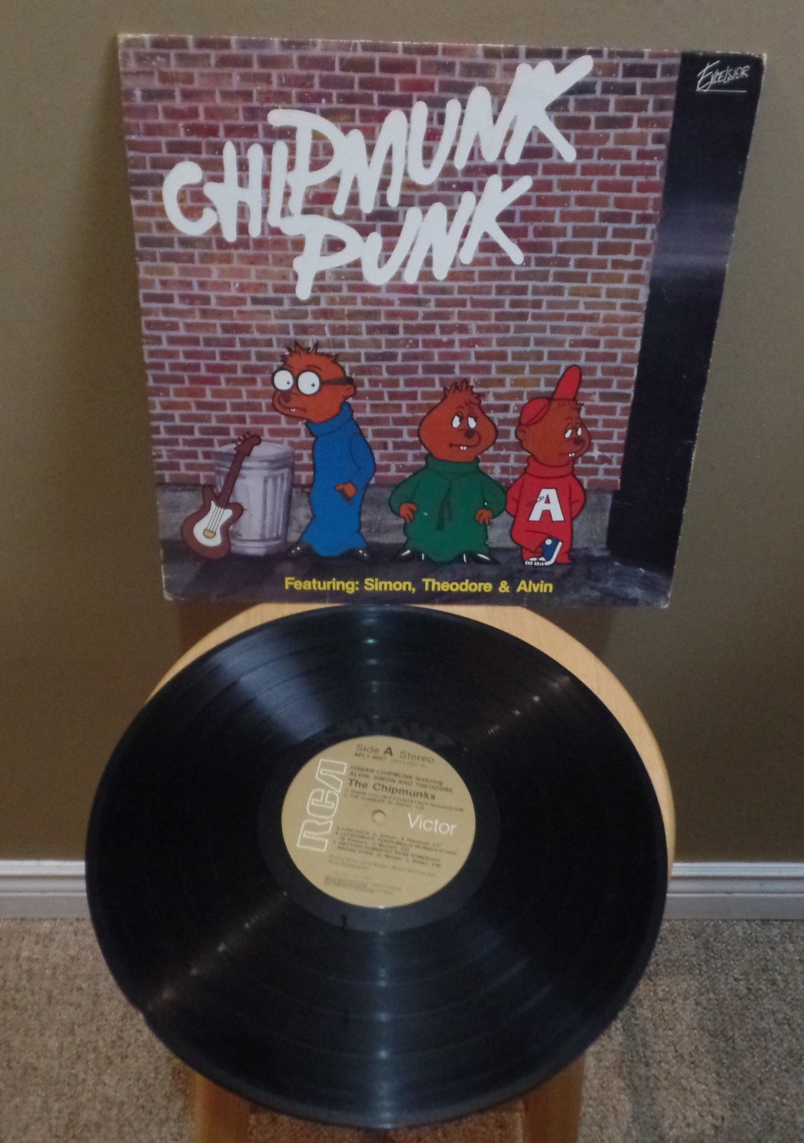 Primary image for CHIPMUNK PUNK with Simon,Theodore & Alvin VINYL Record Lp 
