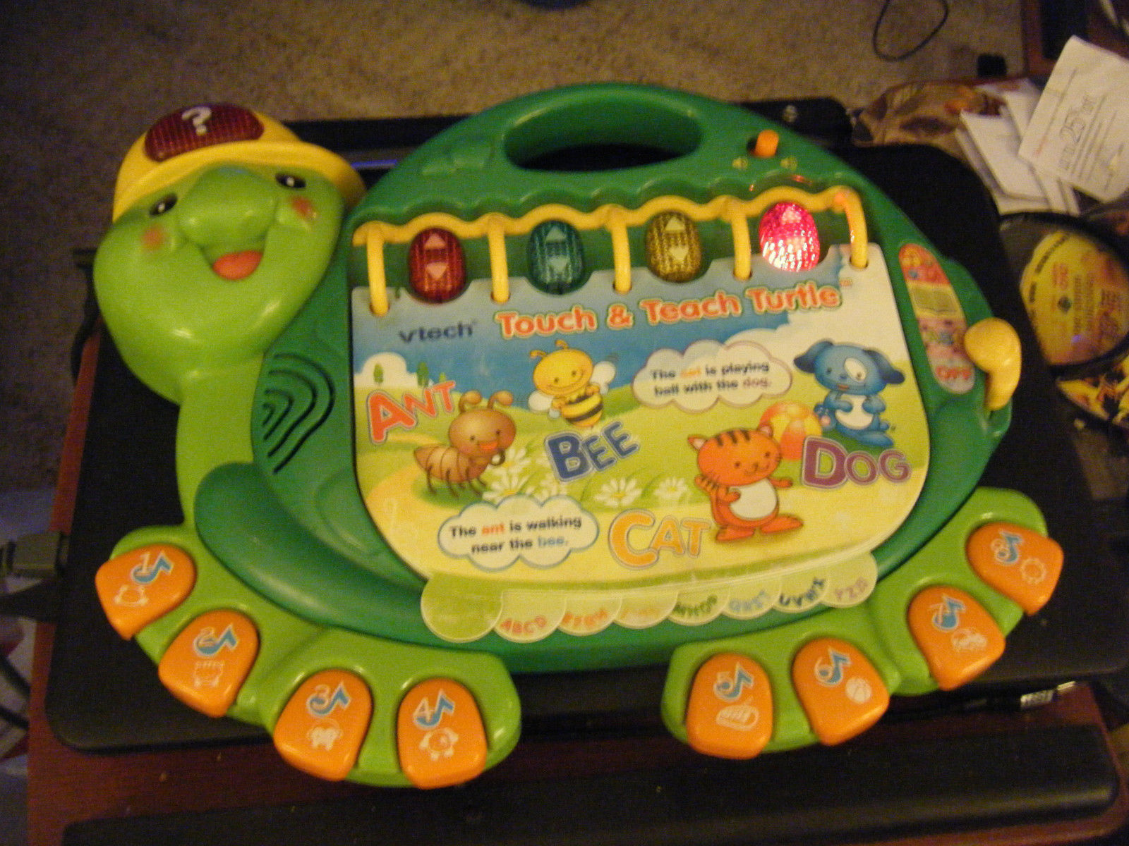 vtech Touch & Teach Turtle Electronic Learning Toy 0798 Learning Systems