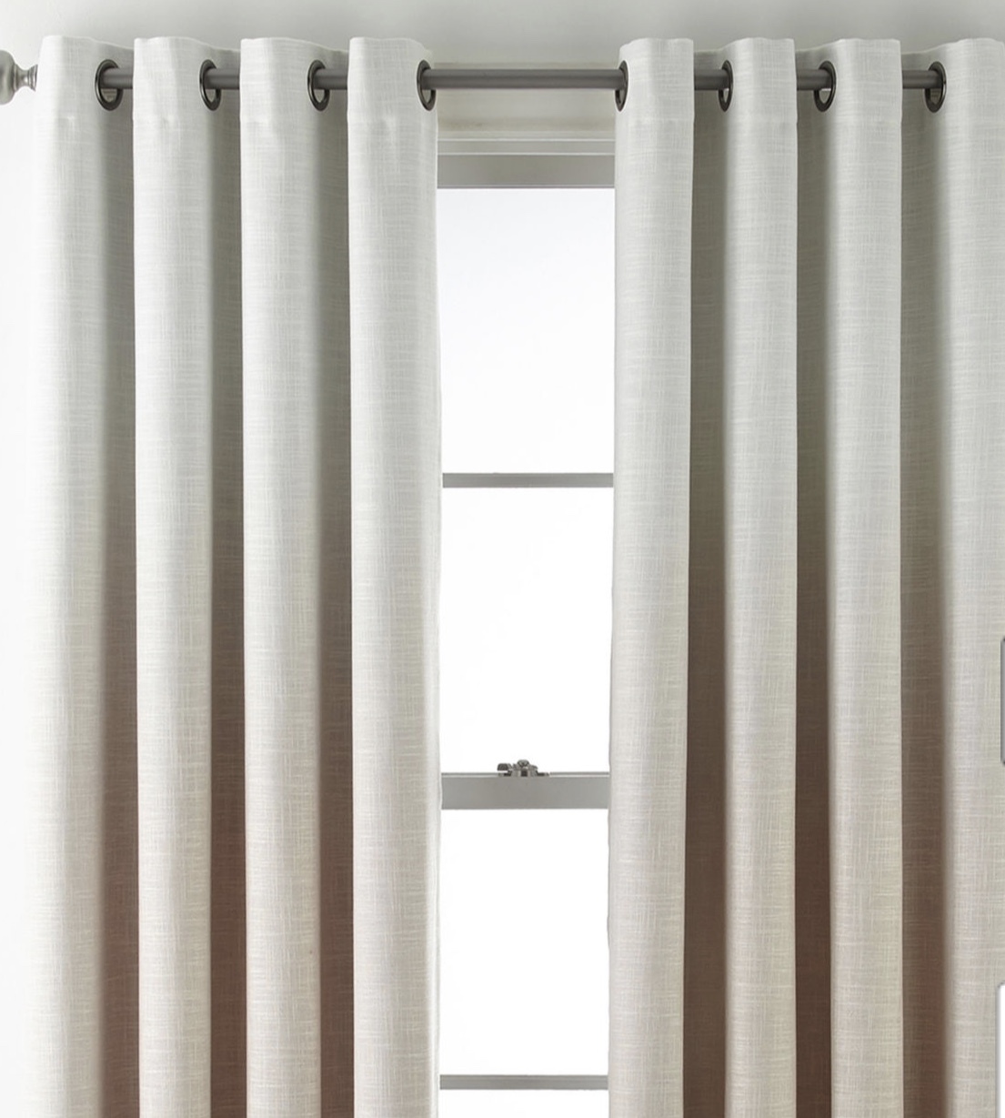 Four JCPenney Home Sullivan Blush Ombré Blackout Curtains 50 X 84