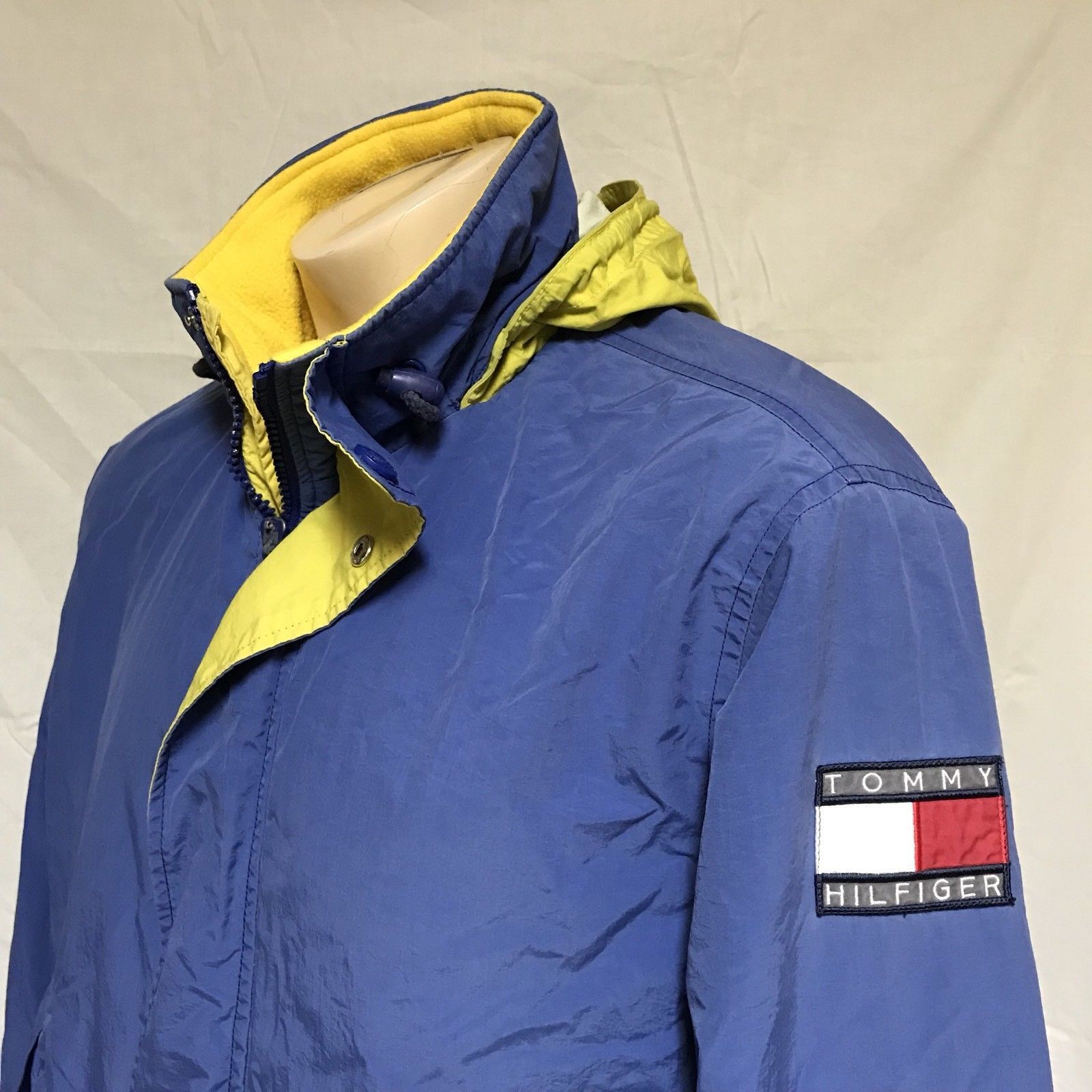 tommy hilfiger colorblock competition hoodie jacket