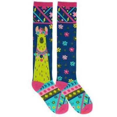 Image of Llama Knee High Socks