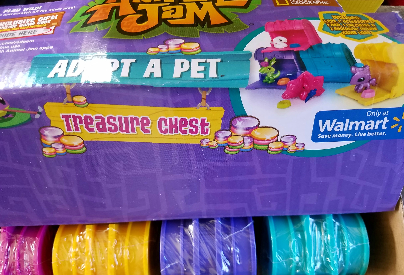 Animal Jam Adopt A Pet Treasure Chest Walmart Exclusive Case of ×24