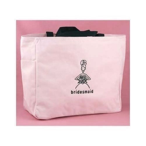 Bridesmaid Tote Bag Gifts Pink Embroidered Tote Bag - Bridesmaid Gifts