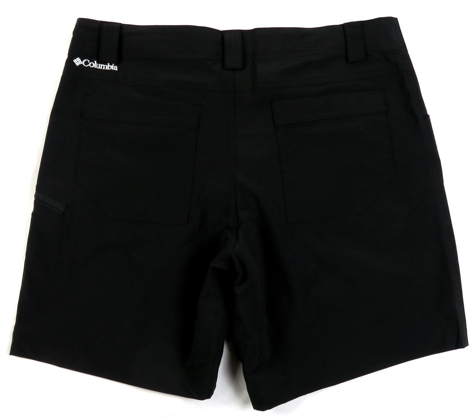 Columbia Men's Trail Shorts OmniShade Hiking Short Regular Fit Black