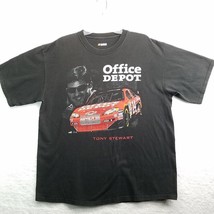 NASCAR Tony Stewart Office Depot Racing T Shirt Size XL Chev Impala 14 Black - $19.79