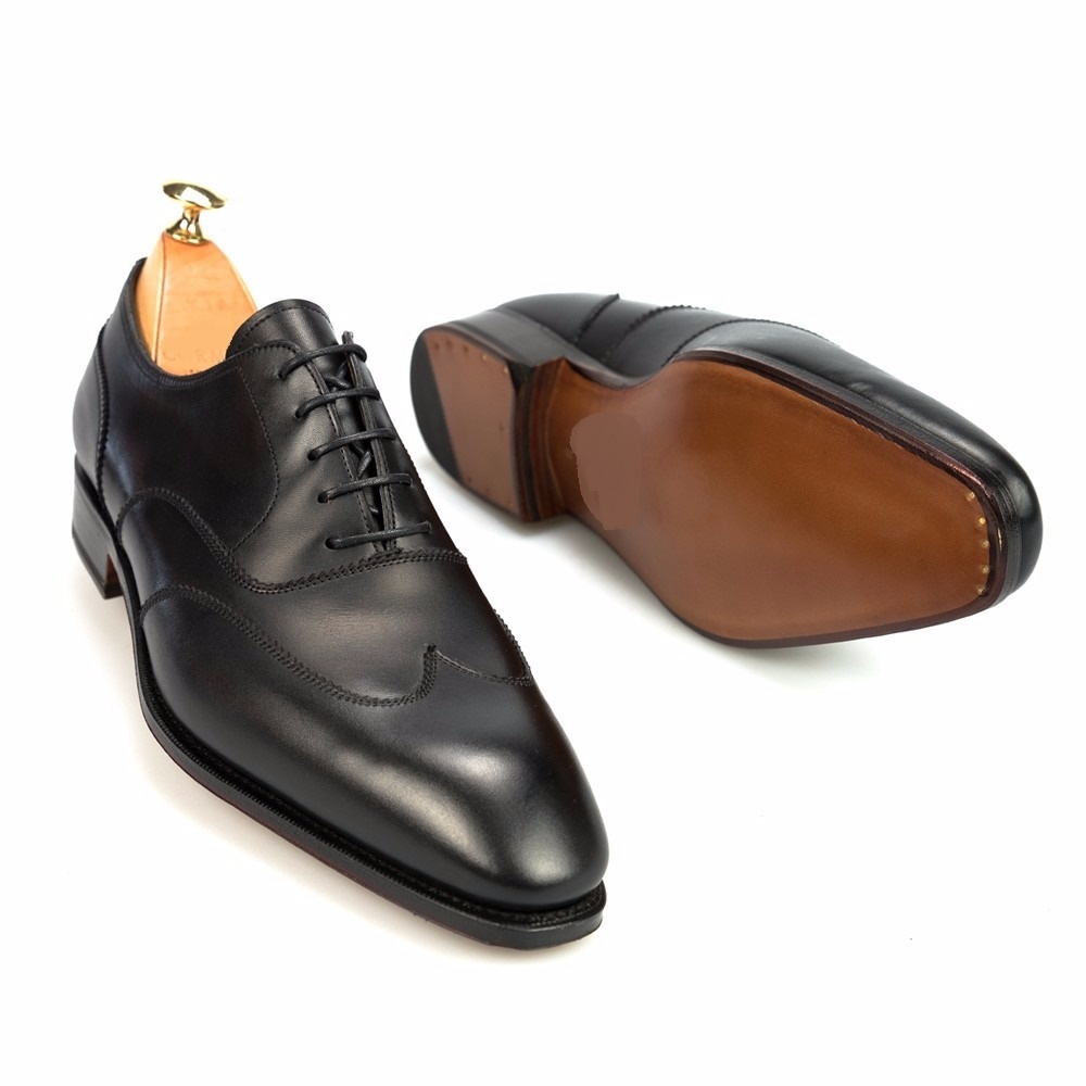mens black wingtip oxfords