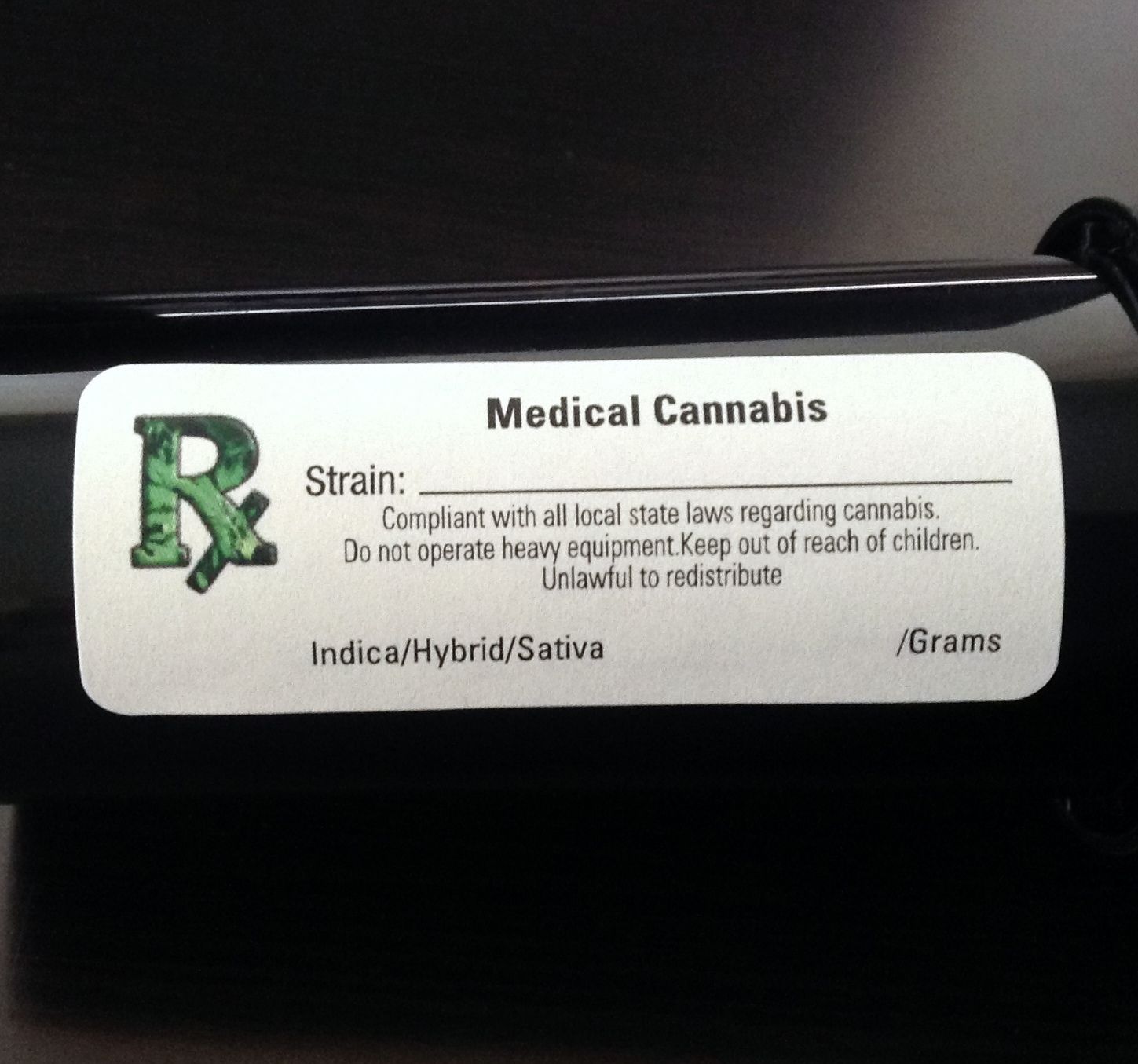 Rx Icon Labels - Medical Cannabis Marijuana Strain 420 Weed Jar ...