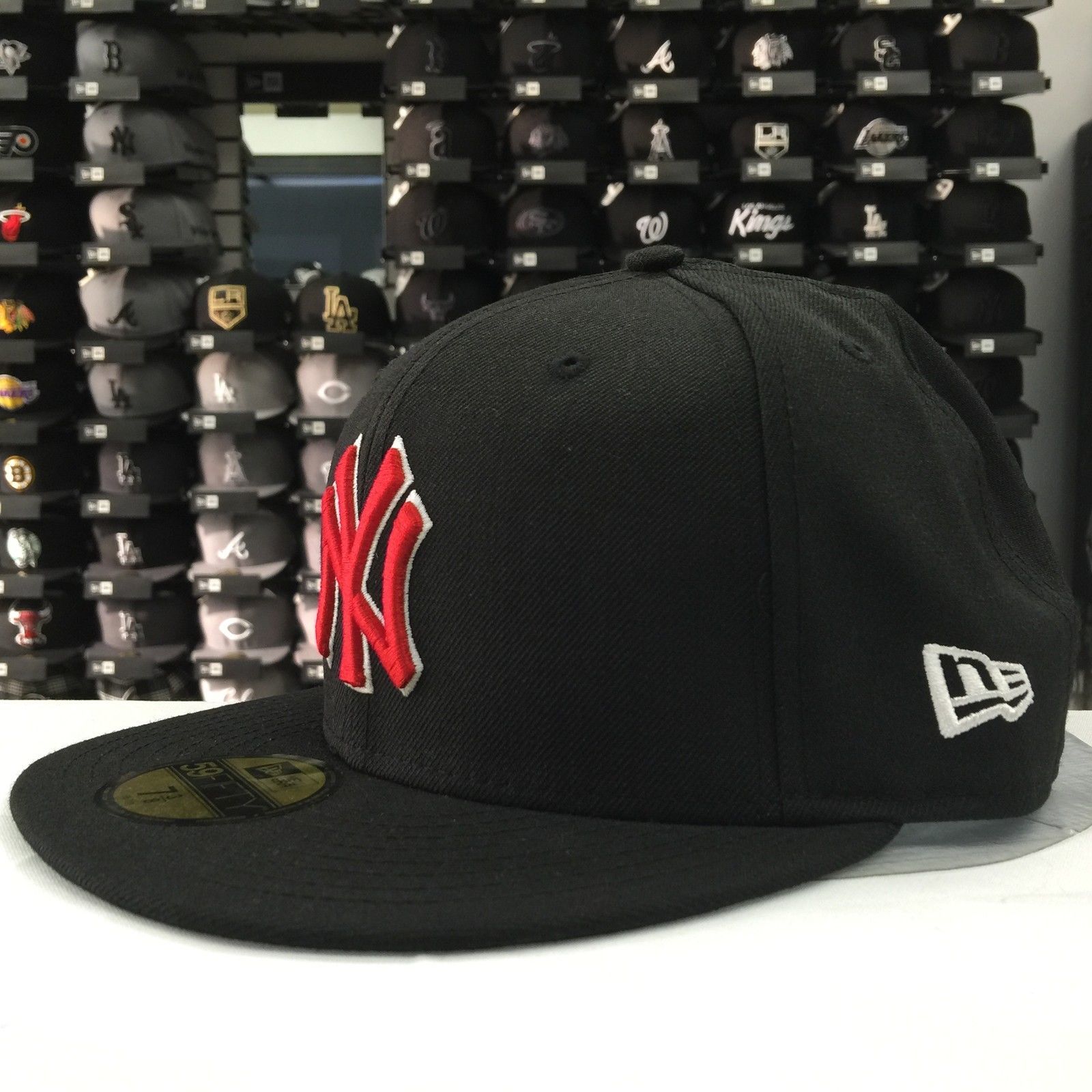 Hats New Era 59Fifty Hat MLB New York Yankees Mens Adult Fitted 5950 ...