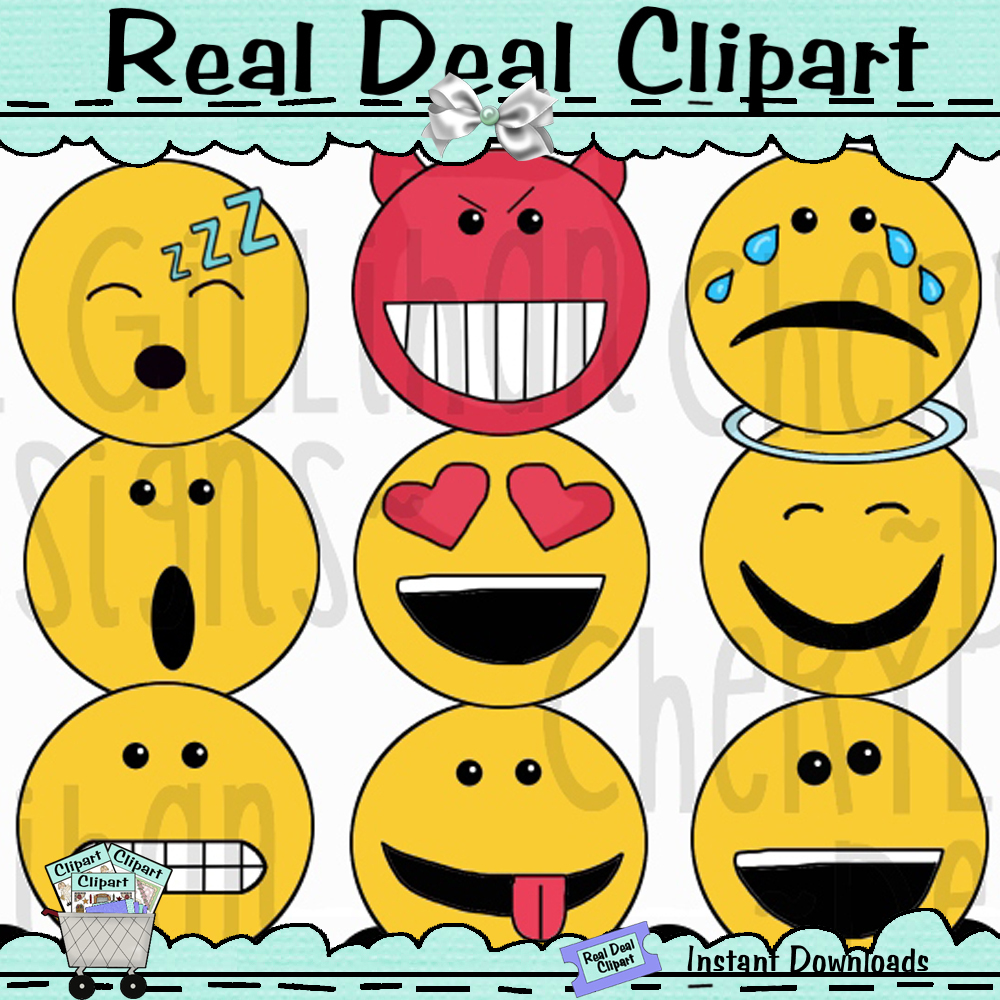 Emojis Clip Art - Digital Art