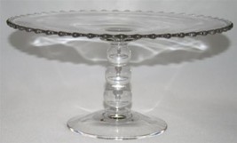 Imperial Glass Candlewick Clear Elegant Round Footed Cake Stand #1101 - $120.00