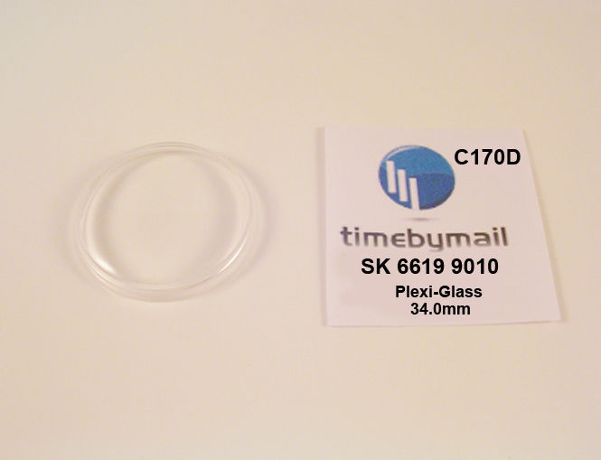 New Watch Crystal For SEIKO 5 6619 9010 SPORTSMATIC Plexi-Glass Spare Part C170D - $18.79