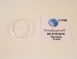 New Watch Crystal For SEIKO 5 6119 8410 Automatic Plexi-Glass Spare Part C170B - $18.79