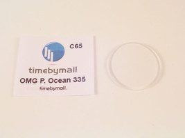 FOR OMEGA ORANGE FITS PLANET OCEAN WATCH GLASS CRYSTAL 335mm C65 - $23.81