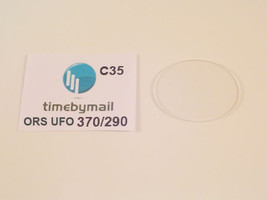 New For ORIS UFO Watch Replacement Oval Glass Crystal 37mm X 29mm Space ... - $18.79