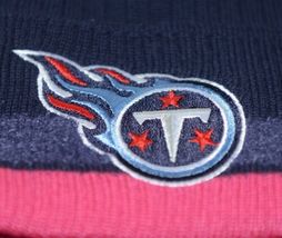 Reebok Team Apparel NFL Licensed Tennessee Titans Breast Cancer Beanie image 3