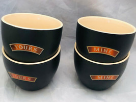New Rare Bailey's Irish Cream Dessert Bowls Coffee Cups Mugs Mine and Yours
