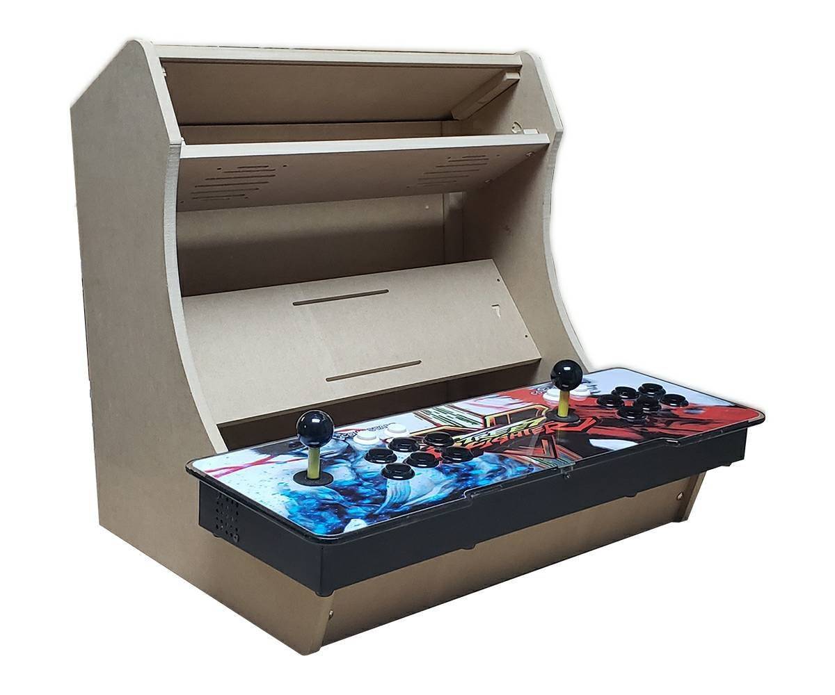 LVL23P2 Pandora's Box bartop / tabletop arcade cabinet DIY kit w/ marquee holder