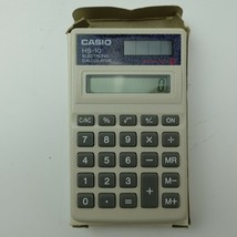 Vintage Casio Electronic Solar Calculator HS-10 - $9.89