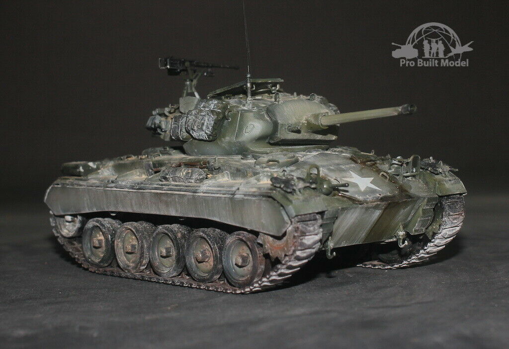 M24 Chaffee Light Tank Vietnam war 1:35 Pro Built Model - Armor