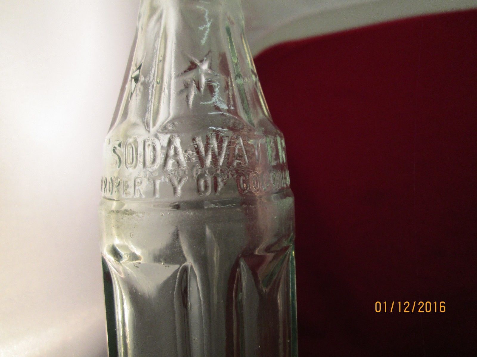 VINTAGE SODA WATER BOTTLE PROPERTY OF COCA COLA 9 fl. oz. Bottles