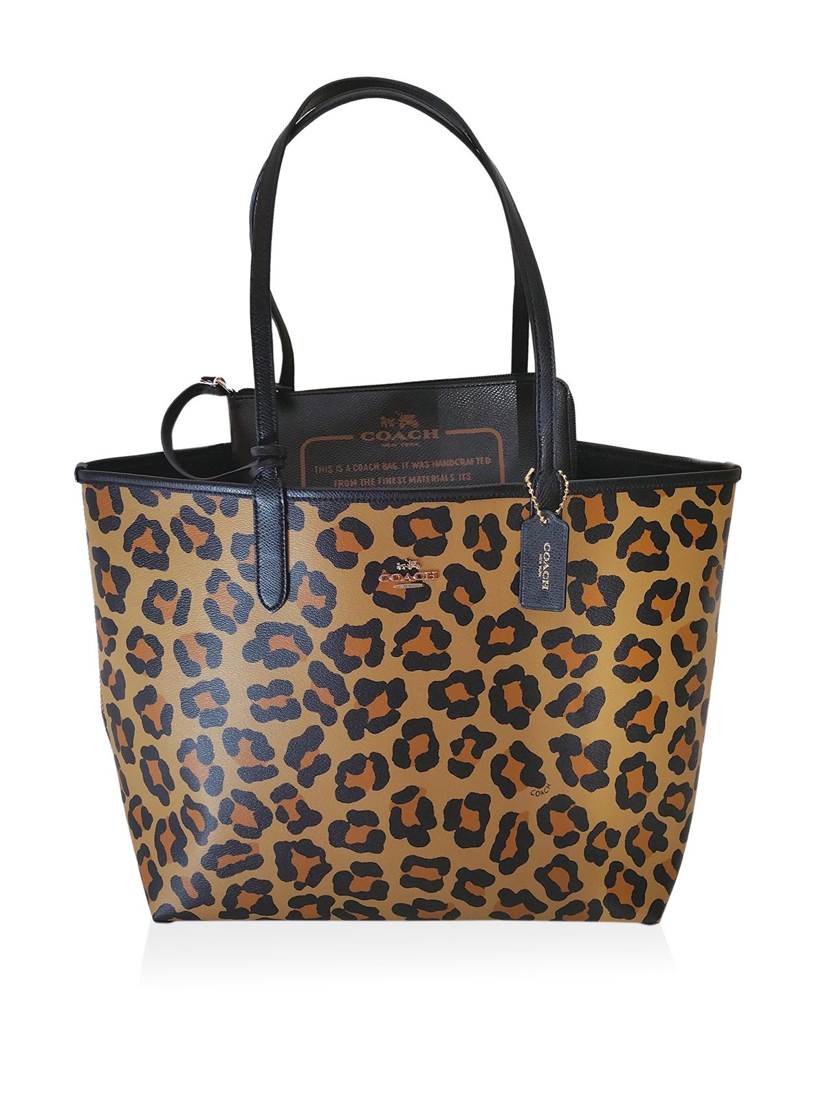 coach reversible city tote bag