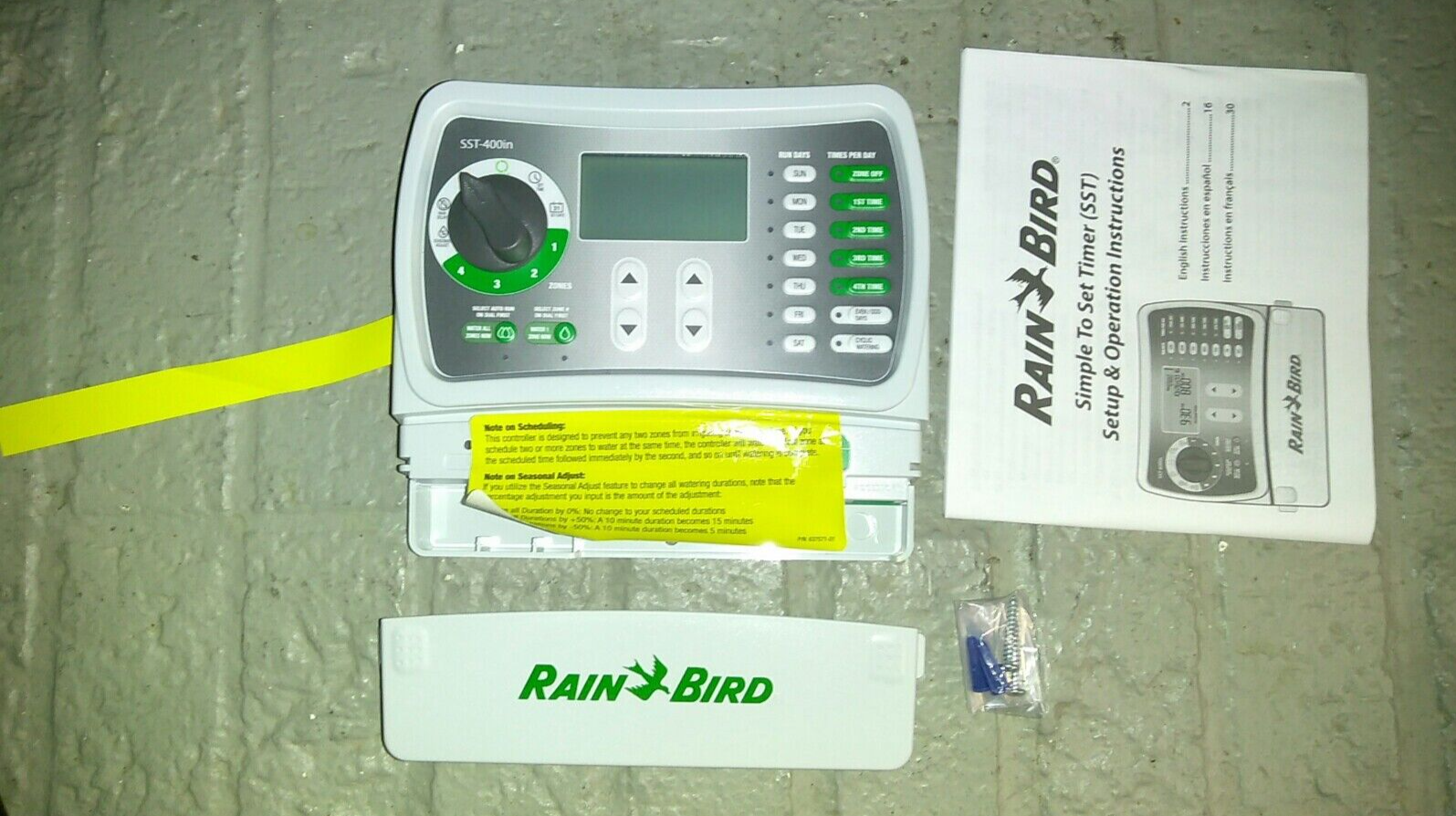 Rain Bird SST400IN SimpleToSet Indoor Sprinkler/Irrigation System