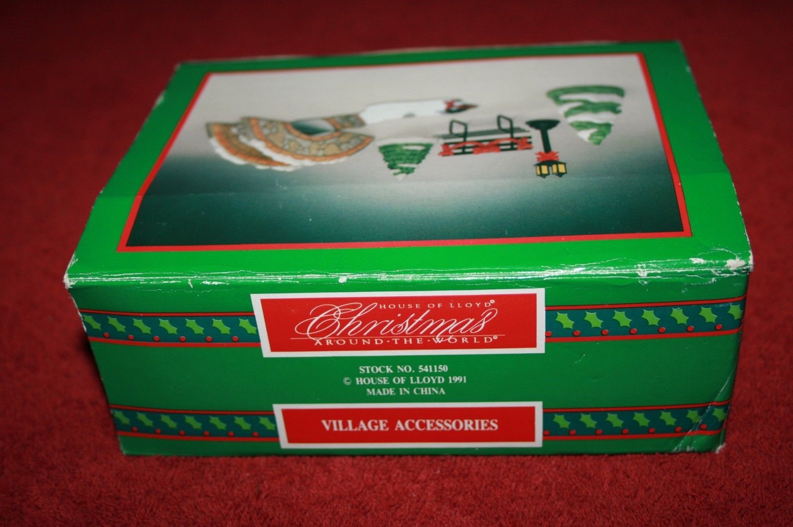 House of Lloyd Christmas Around 1991 The World 'Village Accessories' 541150 Villages, Houses House of Lloyd Christmas Around 1991 The World 'Village Accessories' 541150 Villages, Houses