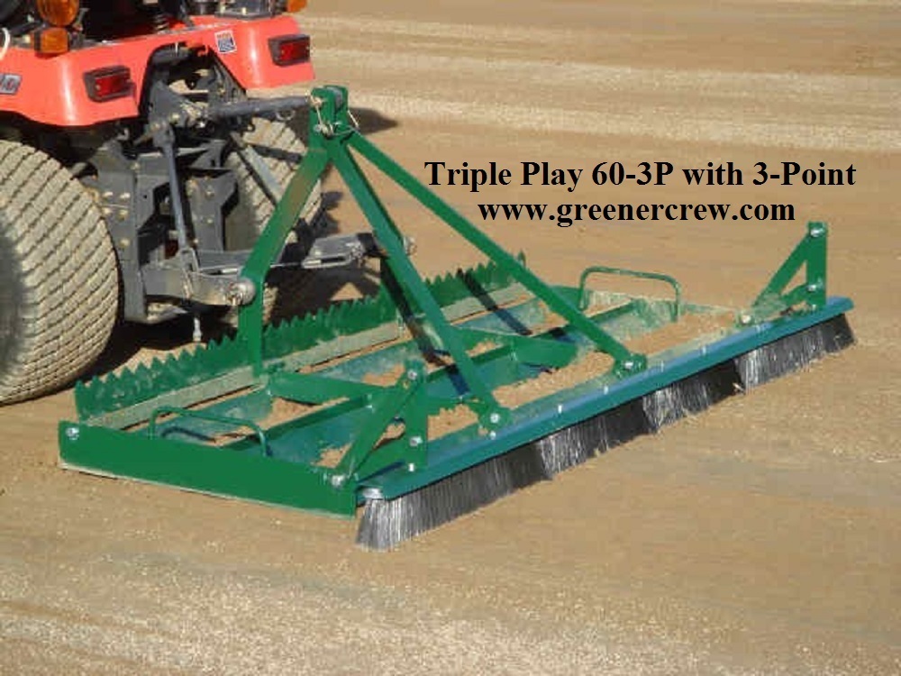 Ballparks Infield Groomer Leveler 3Point 60 Inch Tow Behind Other