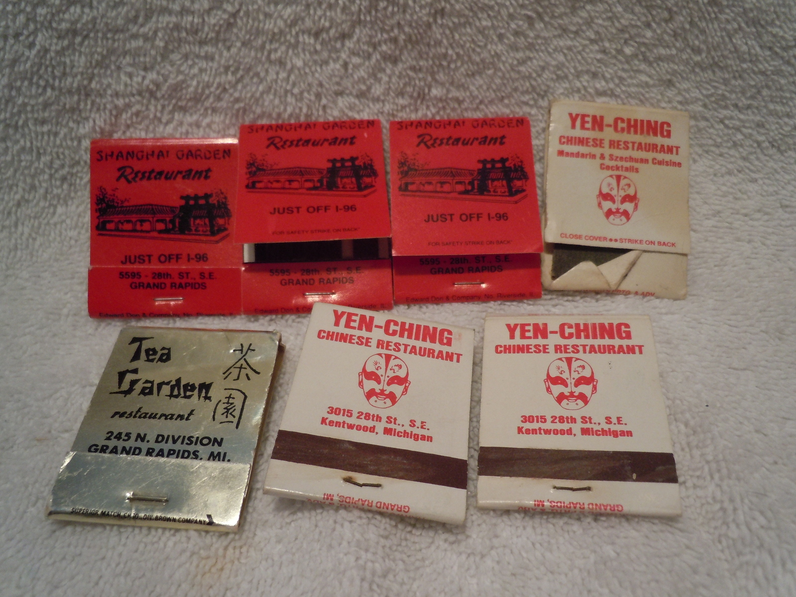 Restaurant Match Books Shanghai Garden Tea And 16 Similar Items