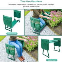 Garden Kneeler and Outdoor Seat with Tool Bags - Also Useful for Other Work image 2