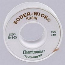 Chemtronics 50-3-25 Soder-Wick Rosin Desoldering Braid - $19.62