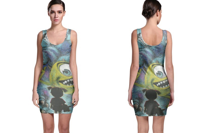 Monster Inc Boo Art Bodycon Dress
