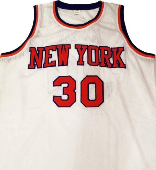Bernard King #30 New York Basketball Jersey Sewn White Any Size