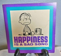 Vintage Peanuts Soft Cover Book :Happiness is a Sad Song" 1971 - $19.21