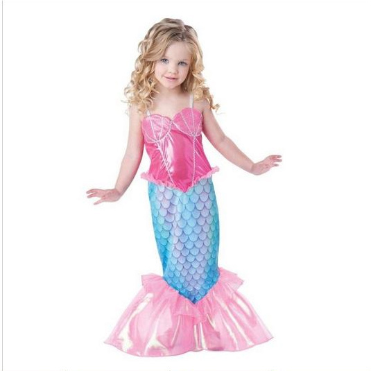 Baby Girls Clothes Little Mermaid Ariel Kid Girls Dress Princess ...