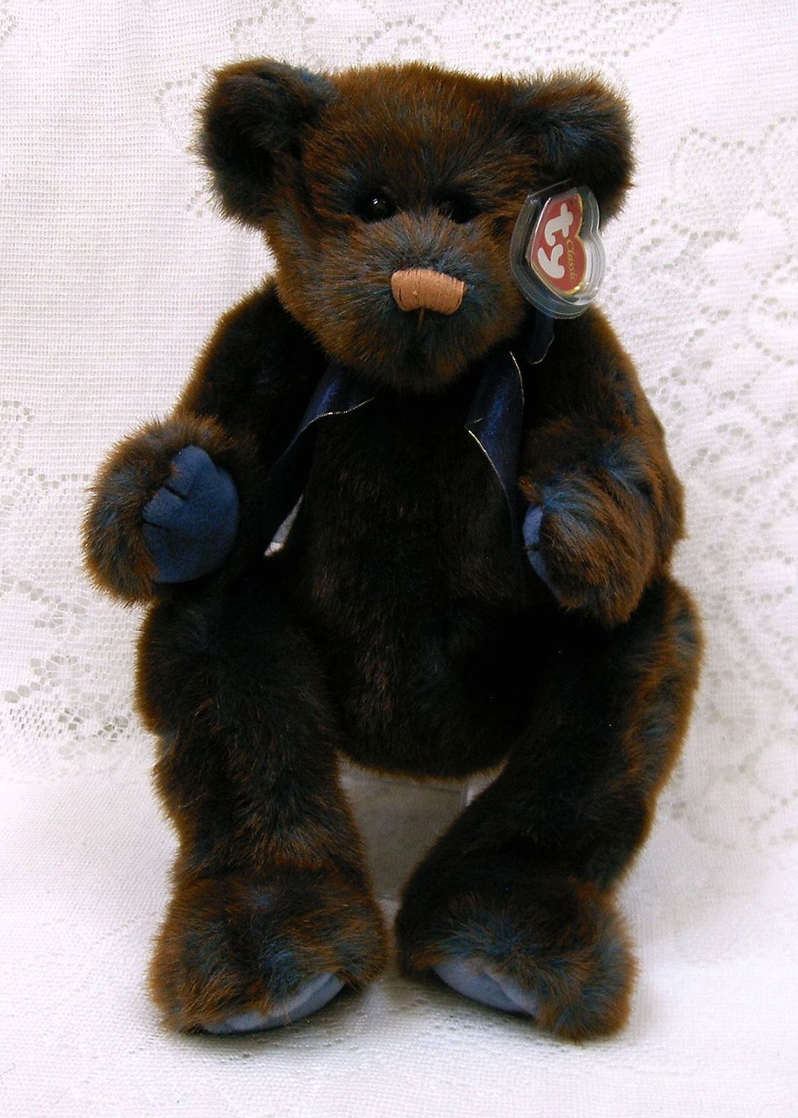 ty brown bear stuffed animal