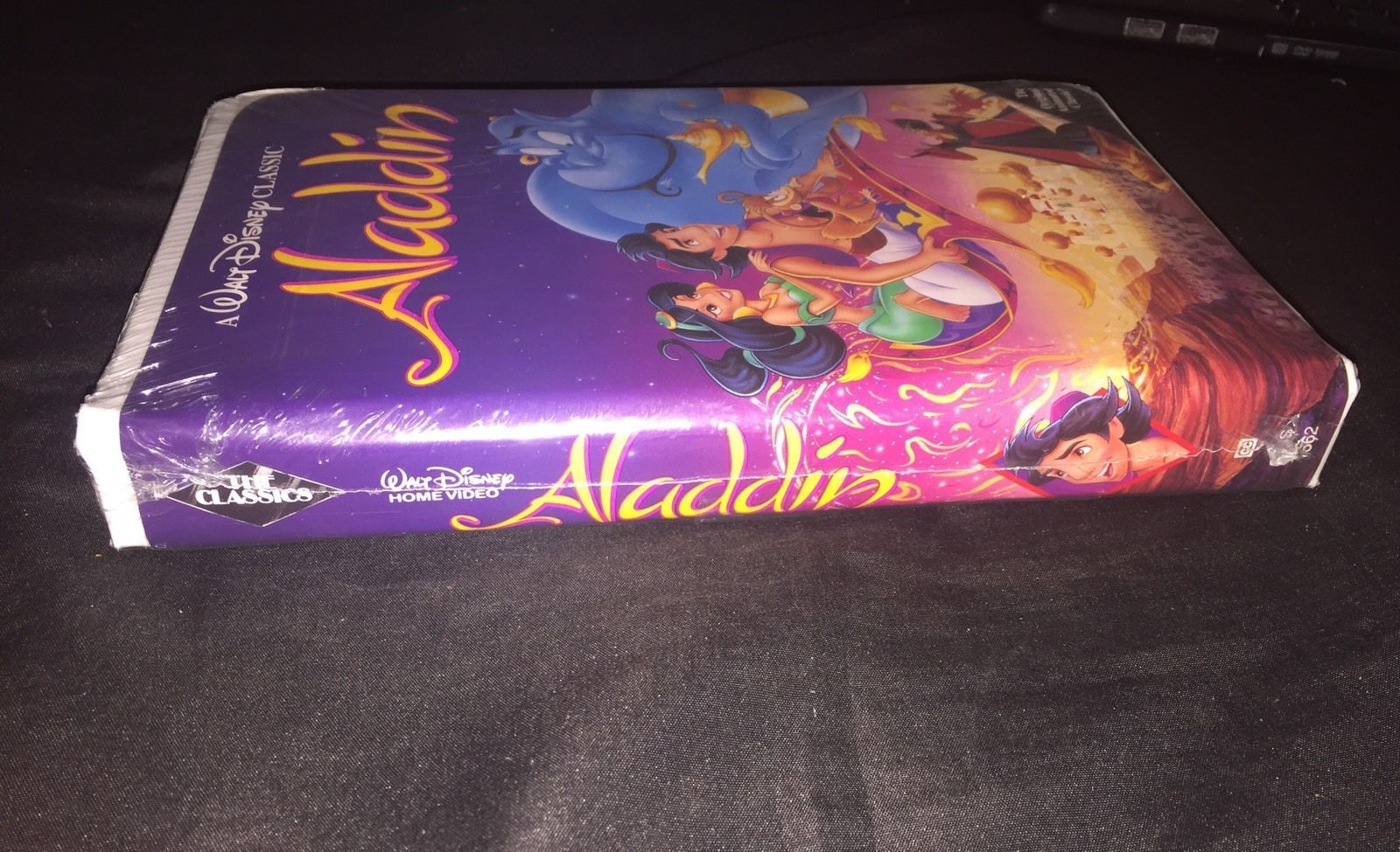 RARE Aladdin (VHS 1993) Walt Disney's Black Diamond Classic SHRINKWRAP ...