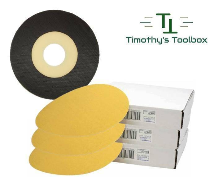 Primary image for Norton 9" Discs for Porter Cable 7800 Sander: 80 Grit - 45 ct. + Backup Pad