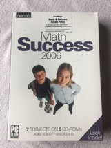 Math Success 2006 7 Subjects on 5 CD-ROMs PC (Topics) - $7.46