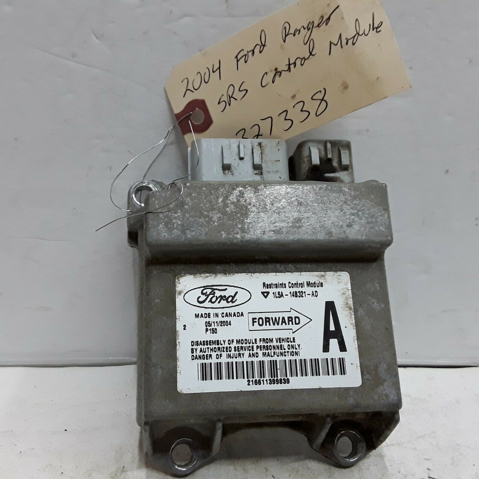 01 02 03 04 05 06 Ford Ranger SRS control module OEM 1L5A14B321AD